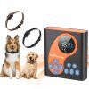2 In 1 Wireless Dog Fence System With 2 Training Collars Invisible Dog Fence Ip68 Waterproof With 722Ft Adjustable Range Beep Vibration  Static Shock