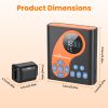 2 In 1 Wireless Dog Fence System With 2 Training Collars Invisible Dog Fence Ip68 Waterproof With 722Ft Adjustable Range Beep Vibration  Static Shock
