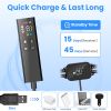 2-In-1 Dog Shock And Bark Collar Dog Training Collar With Remote 3 Collars Rechargeable Ip68 Waterproof With 3 Channels For Medium And Small Dogs