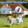 2-In-1 Dog Shock And Bark Collar Dog Training Collar With Remote Rechargeable Ip68 Waterproof With 3 Channels For Medium And Small Dogs