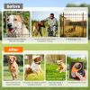 2 In 1 Wireless Dog Fence System With Training Collar Invisible Dog Fence Ip68 Waterproof With 722Ft Adjustable Range Beep Vibration  Static Shock