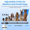 2-In-1 Dog Shock And Bark Collar Dog Training Collar With Remote Rechargeable Ip68 Waterproof With 3 Channels For Medium And Small Dogs