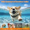 2 In 1 Wireless Dog Fence System With 2 Training Collars Invisible Dog Fence Ip68 Waterproof With 722Ft Adjustable Range Beep Vibration  Static Shock