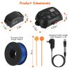 Dog Fence System Pet Containment System With 100 Adjustable Levels Ipx7 Waterproof Rechargeable Receiver Underground Fence For Small Medium Large Dog