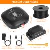 Dog Fence System Pet Containment System With 9 Adjustable Levels Ipx8 Waterproof Rechargeable Receiver Underground Fence For Small Medium Large Dog