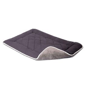 DGS Pet Products Pet Cotton Canvas Sleeper Cushion Extra Small Sand 15" x 20" x 1" (Color: Pebble Grey, size: medium)