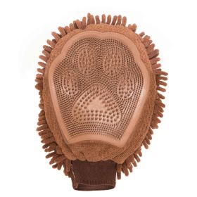 DGS Pet Products Dirty Dog Cleaning Crew Brown 13" x 31" x 1" (Color: Brown)